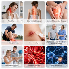 Vier Wellenlängen von gemischten Hochintensitäts-Lasertherapie-Gerät auf dem ganzen Körper von verschiedenen Schmerzen, Entzündungen, schnelle Reparatur
