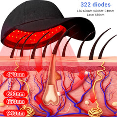ZJZK Laser Cap — Reverse Hair Loss by Restoring Blood Flow & Energy to Your Follicles