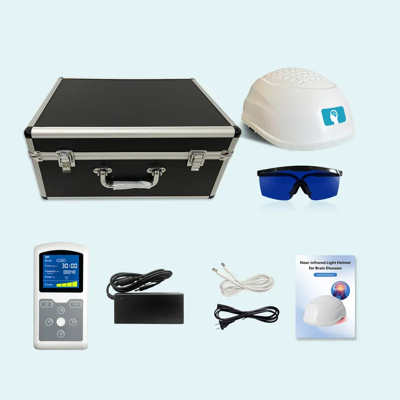 ZJZK 810nm 1070nm Transcranial Photobiomodulation Helmet