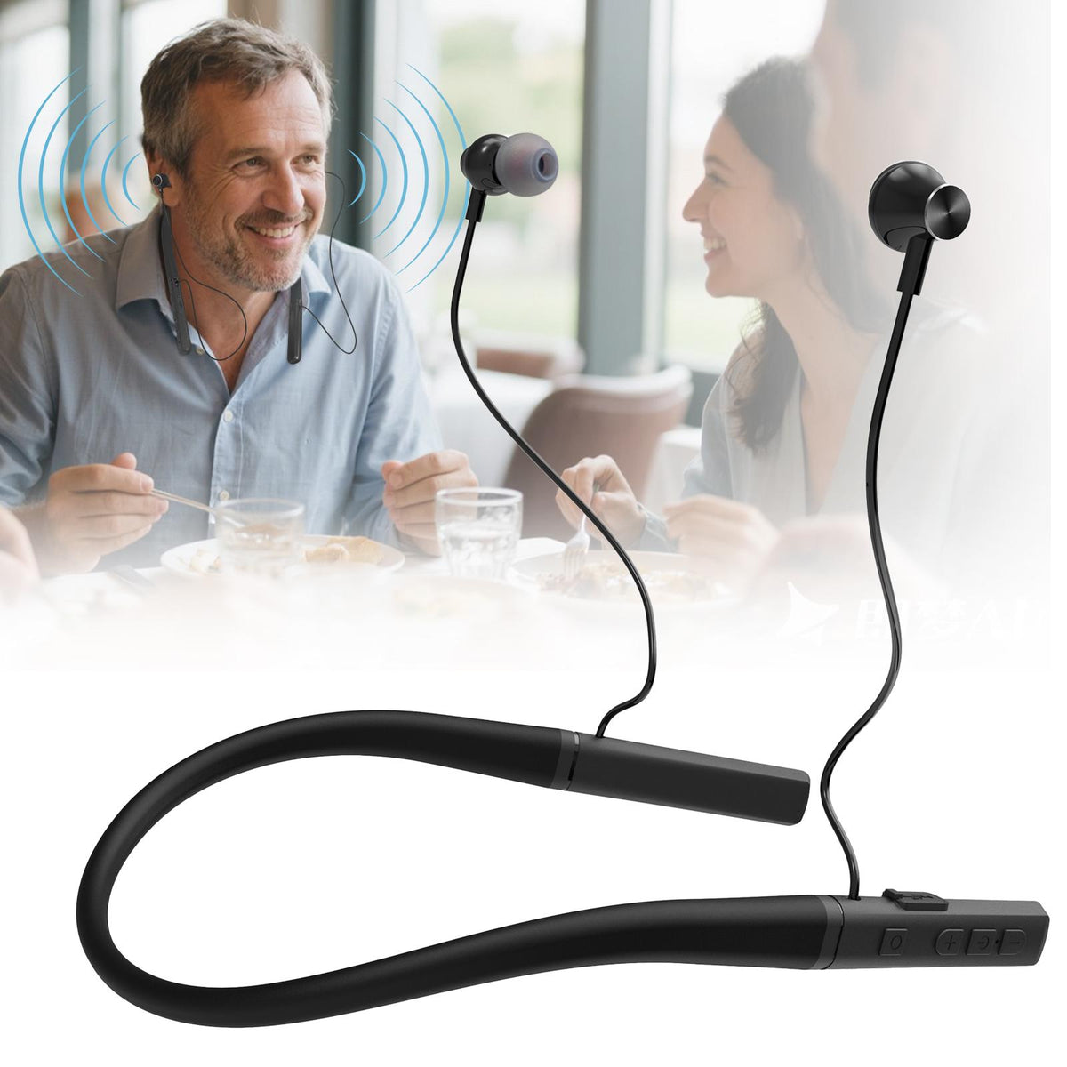 ZJZK Hearing Aids for Seniors: 32-channel Digital, 7 Volumes Control for Noise Cancellation