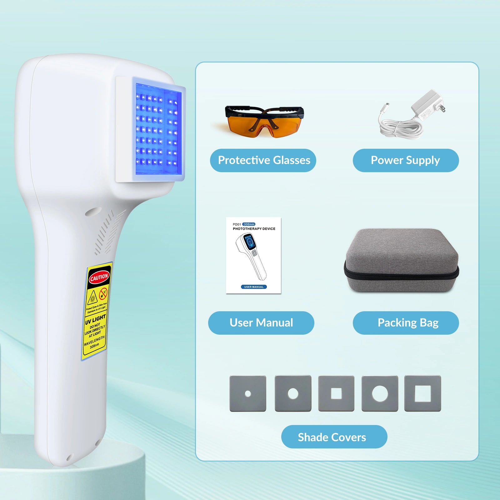 ZJZK 308nm Excimer Device, Natural Light Therapy for Psoriasis ZJZK 308nm Excimer Device, Natural Light Therapy for Psoriasis