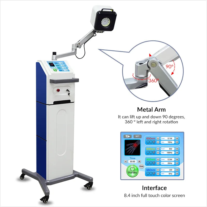 Four wavelengths of mixed high-intensity laser therapy device on the whole body of various pain, inflammation, rapid repair
