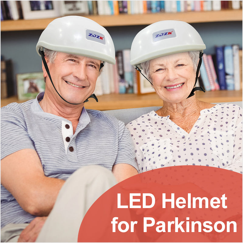 ZJZK LED Parkinson Helmet-FDA Cleared LED 810nm Brain Photobiomodulation Treatment For Parkinson's disease,Alzheimer's disease,Stroke,Dementia,Memory loss,Mental Illness